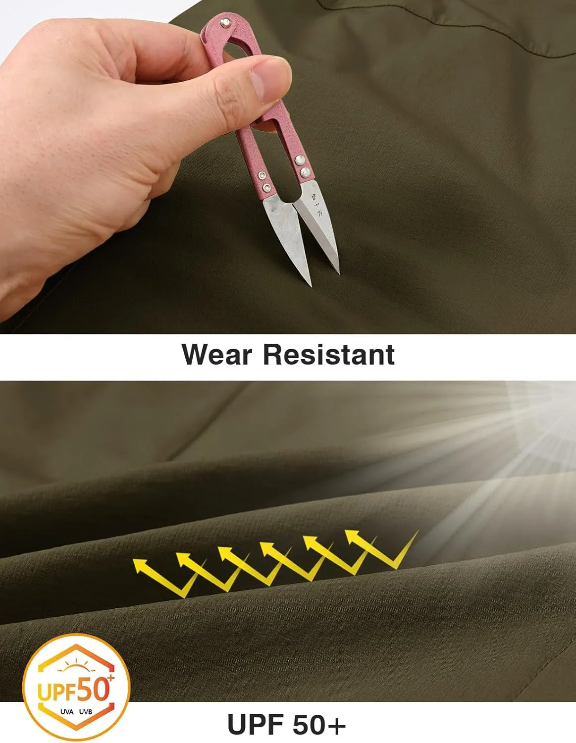 TBMPOY Men's Hiking Shorts Quick Dry 6 Cargo Pockets Water Resistants Stretch Shorts with Pockets