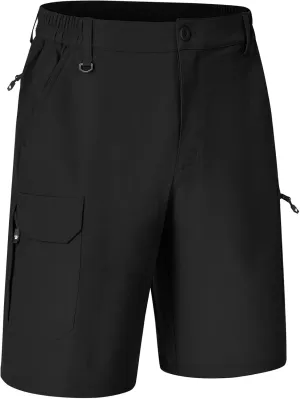 TBMPOY Men's Hiking Shorts Quick Dry 6 Cargo Pockets Water Resistants Stretch Shorts with Pockets