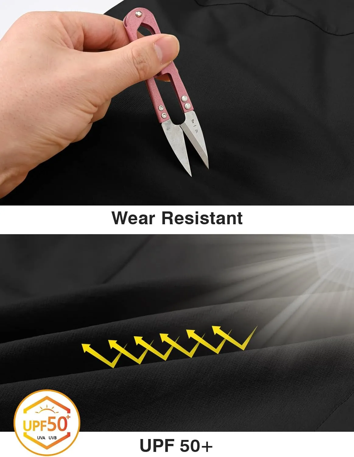 TBMPOY Men's Hiking Shorts Quick Dry 6 Cargo Pockets Water Resistants Stretch Shorts with Pockets