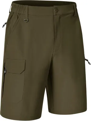 TBMPOY Men's Hiking Shorts Quick Dry 6 Cargo Pockets Water Resistants Stretch Shorts with Pockets
