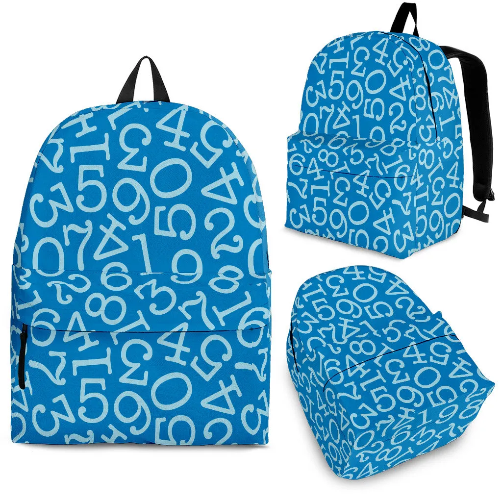 Teacher Numbers Backpack