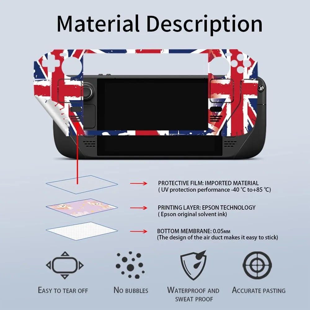 Tech Steam Deck Skin - Futuristic Case for Handheld Gaming Devices technology-2012