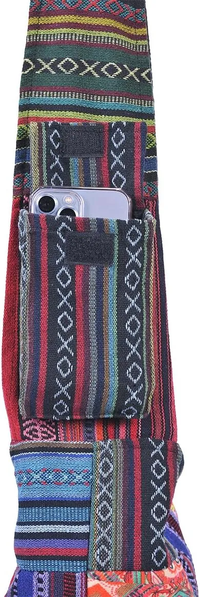 THE COLLECTION ROYAL Hobo Crossbody Bags for Women, Boho Purse, Boho Bag | Hippie Bag, Indie Tote Bag, Cloth Purse for Women