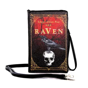 The Raven Book Clutch Bag In Vinyl
