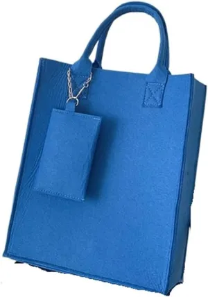 Thickened Felt Tote Student Handbag Large Capacity Reusable Shopping Handheld Bag Messenger Bag