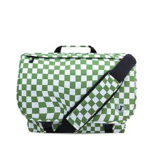Thomas Laptop Messenger Bag in Matcha Checkers
