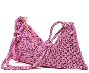 Tied Knot Sparkly Bling Evening Clutch Bag