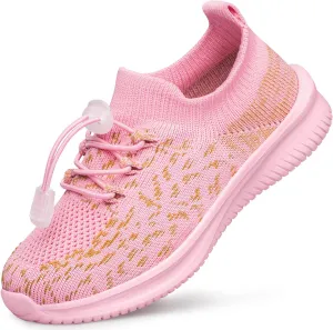 Toddler/Little Kid/Big Kid Boys Girls Shoes Kids Sneakers Lightweight Breathable Athletic Running Tennis Fitness School Child Sock Shoes