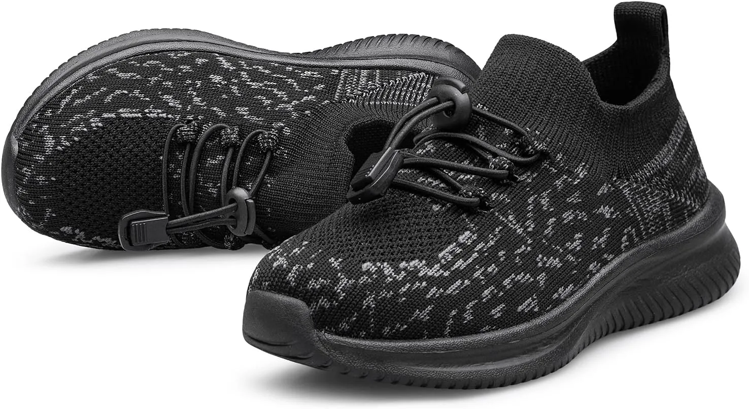 Toddler/Little Kid/Big Kid Boys Girls Shoes Kids Sneakers Lightweight Breathable Athletic Running Tennis Fitness School Child Sock Shoes