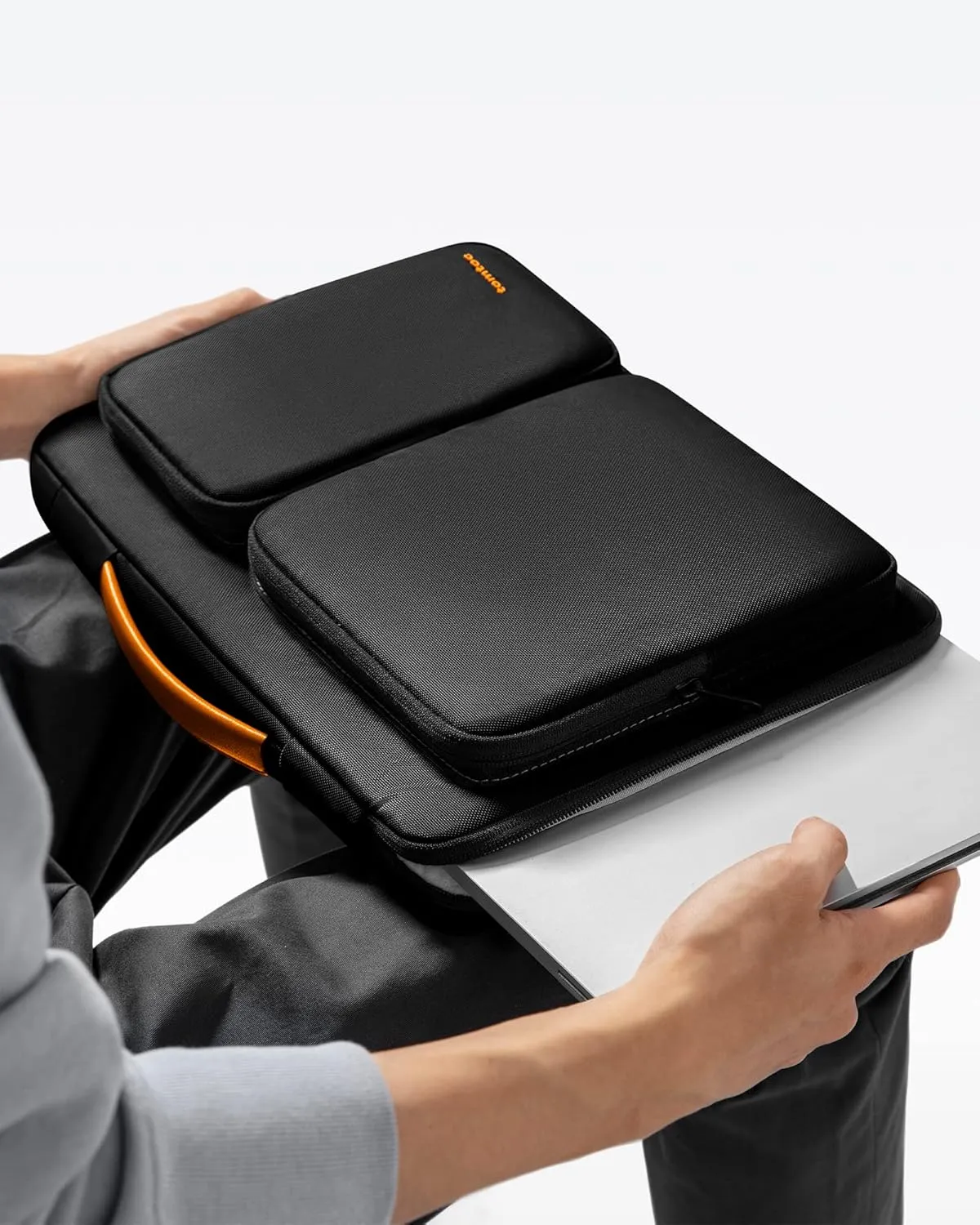 tomtoc 360 Protective Laptop Carrying Case for 15.6-16.2 Inch Acer Aspire 5/7, Lenovo Legion 5i Pro Gen 7, The Razer Blade 17, Dell Inspiron 16/XPS 17, LG Gram 17, More Asus Thinkpad Chromebooks