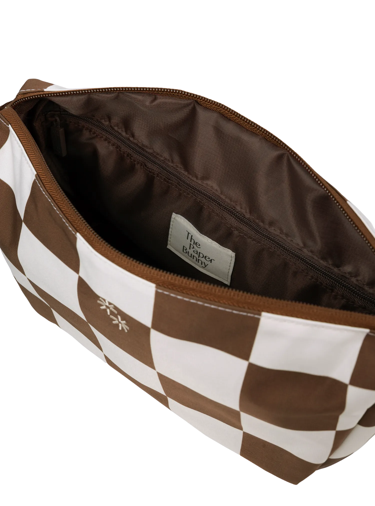 Travel Pouches (Checkered Cocoa)