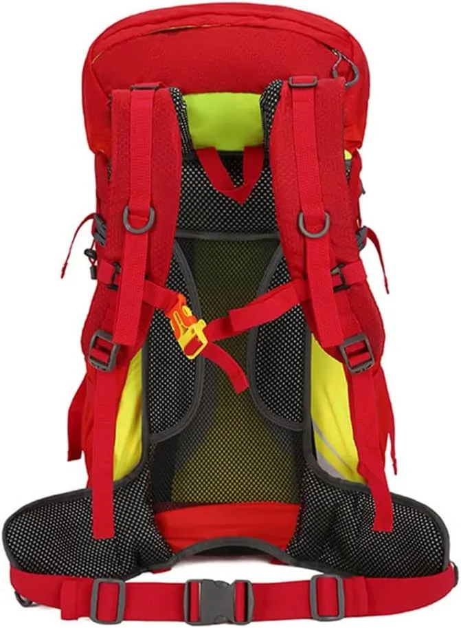 Travel Sports Backpack Camping Bag Multi Pocket Outdoor Bag 40L Hiking Backpack (C,As the picture shows)