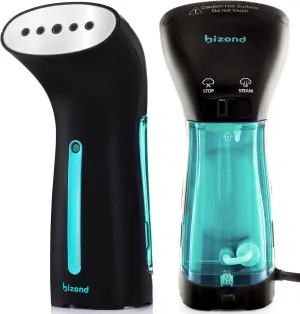 Travel Steamer for Clothes - Portable, Handheld for Clothing Garment and Fabric - No Spitting, Safe and Little Handy - Compact Home Mini Steamer for Curtain Metal Plate, 110V Only (Metal)