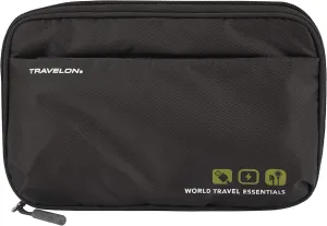 Travelon: World Travel Essentials Tech Organizer - Black