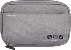 Travelon: World Travel Essentials Tech Organizer - Gray Heather