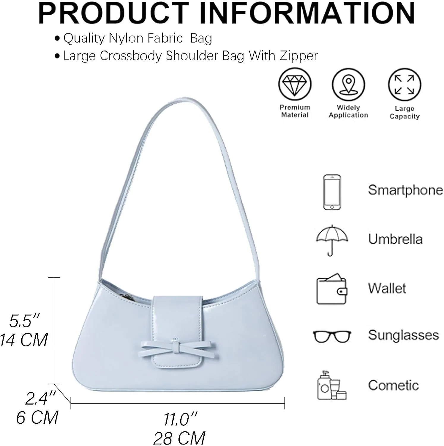 Trendy Red Shoulder Bag for Women Patent Leather Hobo Handbags Y2K Purses Clutch Bag Cute Bow Purse