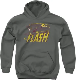 Trevco DC Flash Flash Speed Distressed Unisex Youth Pull-Over Hoodie