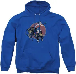 Trevco JLA Bull Rider Unisex Adult Pull-Over Hoodie