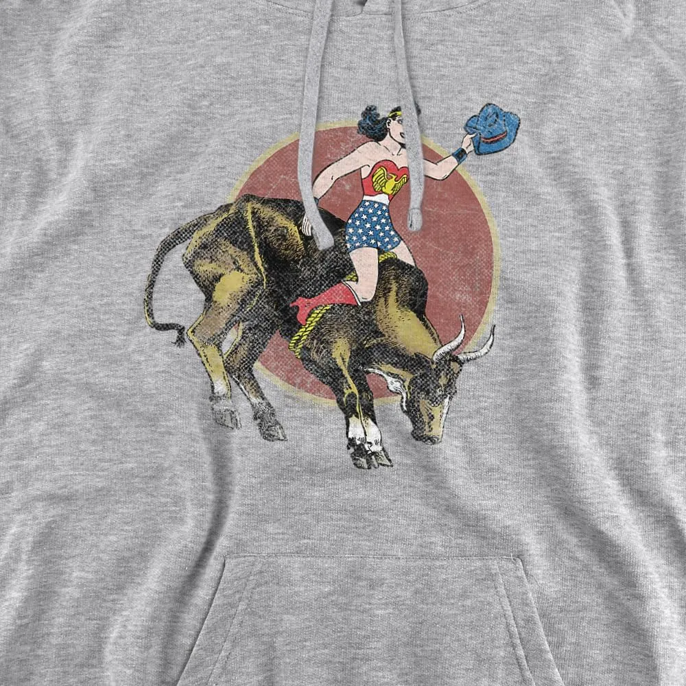 Trevco JLA Bull Rider Unisex Adult Pull-Over Hoodie