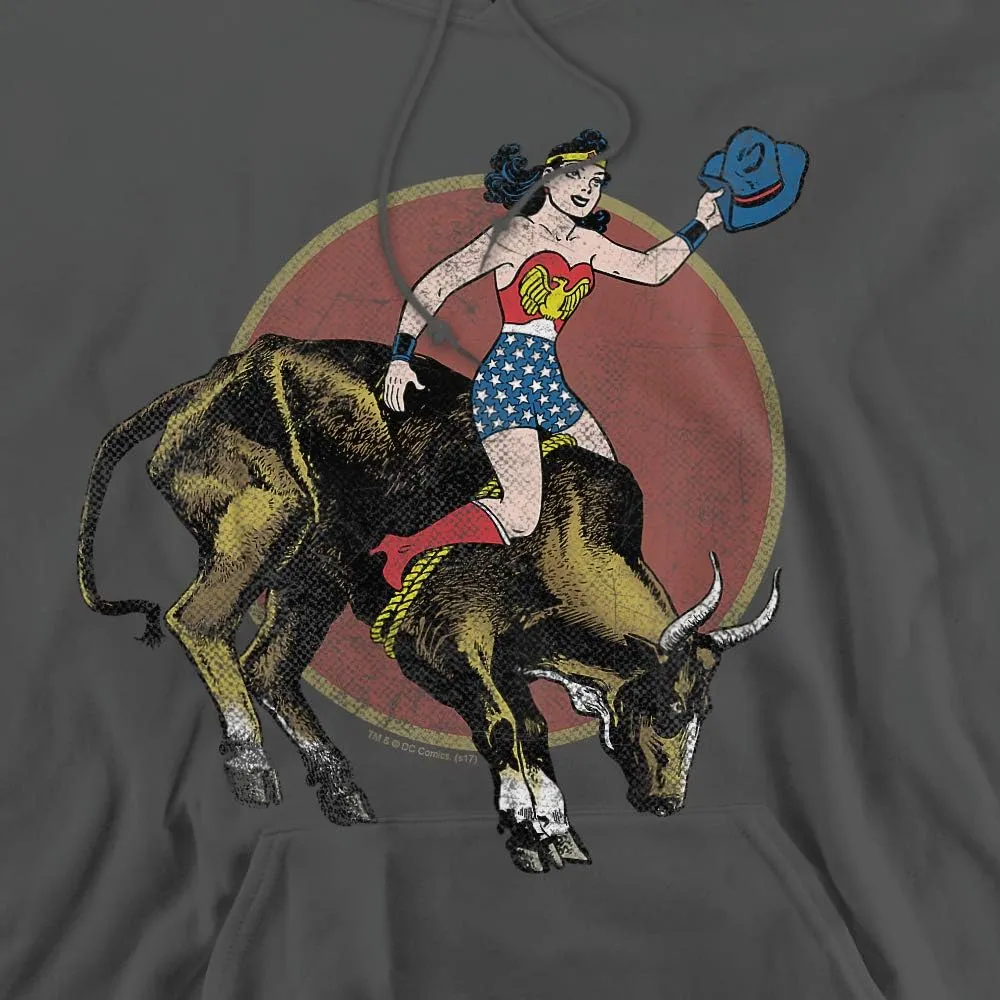 Trevco JLA Bull Rider Unisex Adult Pull-Over Hoodie