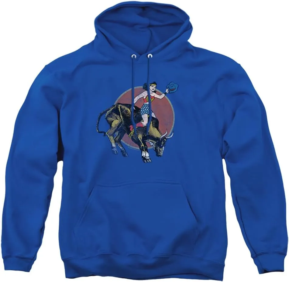 Trevco JLA Bull Rider Unisex Adult Pull-Over Hoodie