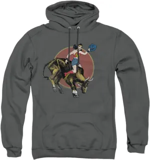 Trevco JLA Bull Rider Unisex Adult Pull-Over Hoodie
