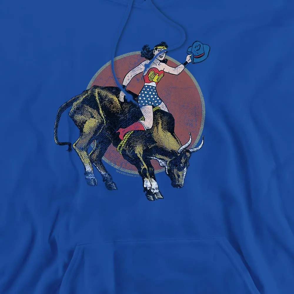 Trevco JLA Bull Rider Unisex Adult Pull-Over Hoodie