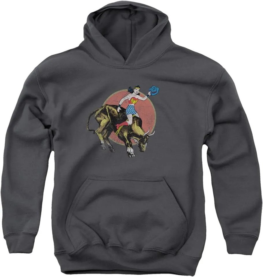 Trevco JLA Bull Rider Unisex Youth Pull-Over Hoodie