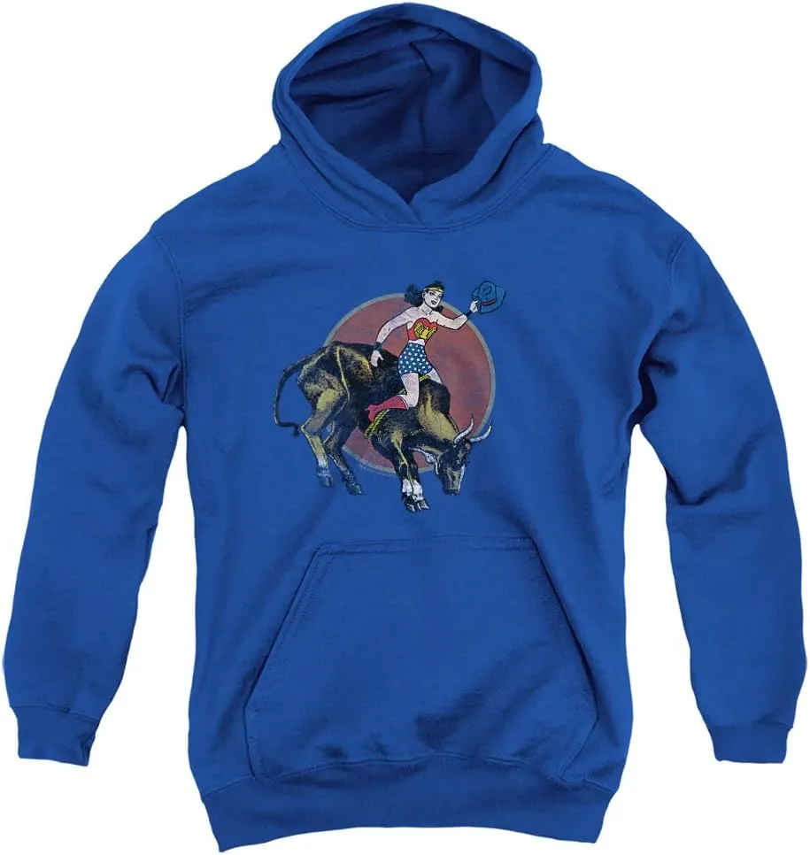 Trevco JLA Bull Rider Unisex Youth Pull-Over Hoodie