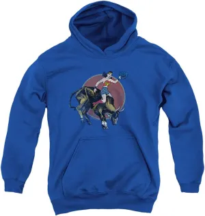Trevco JLA Bull Rider Unisex Youth Pull-Over Hoodie