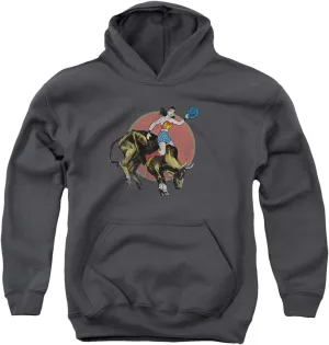 Trevco JLA Bull Rider Unisex Youth Pull-Over Hoodie