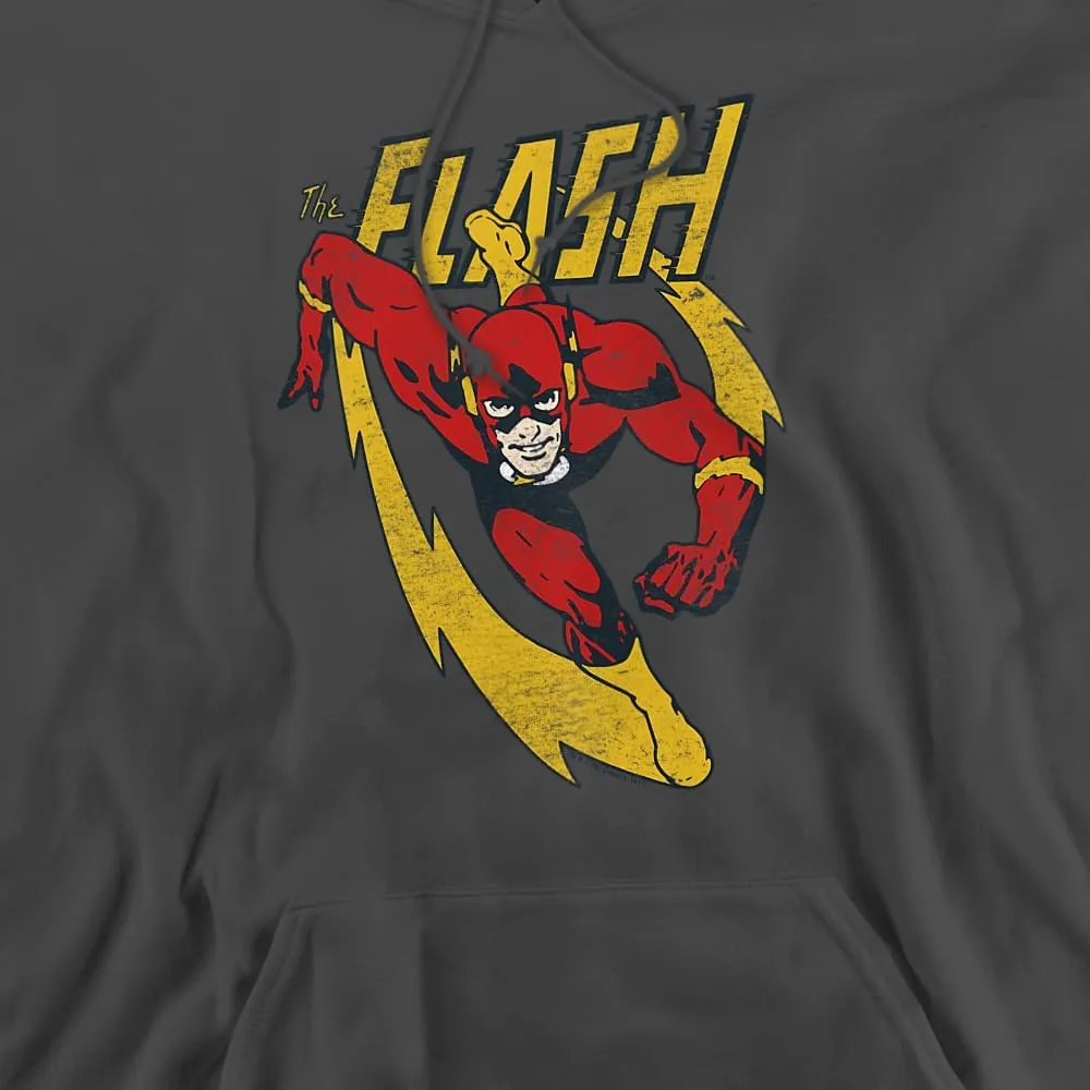 Trevco JLA Lightning Trail Unisex Adult Pull-Over Hoodie