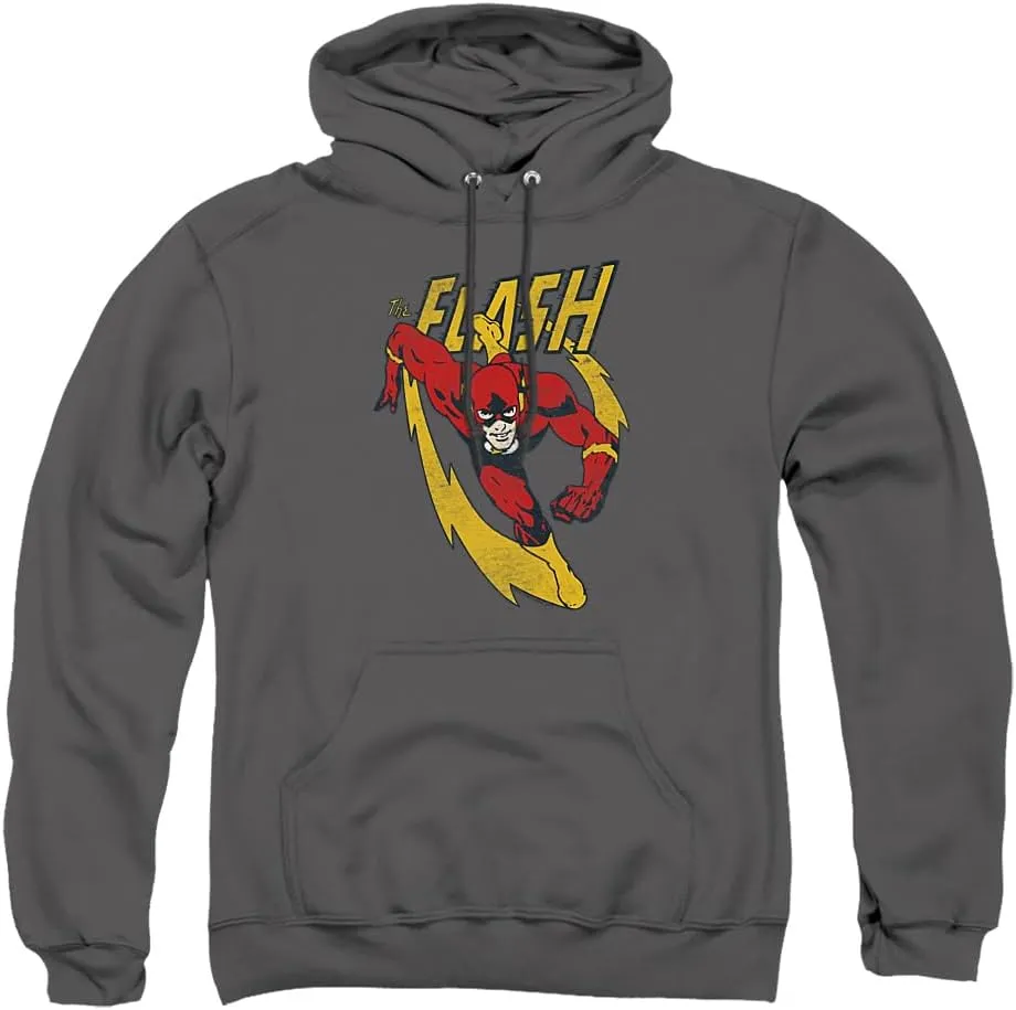 Trevco JLA Lightning Trail Unisex Adult Pull-Over Hoodie