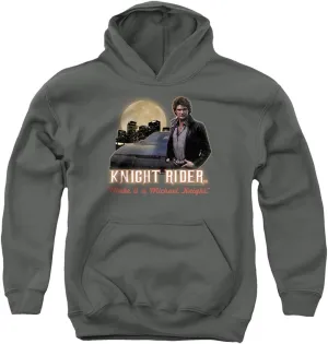 Trevco Knight Rider Full Moon Unisex Youth Pull-Over Hoodie