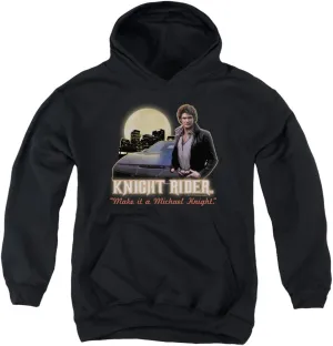Trevco Knight Rider Full Moon Unisex Youth Pull-Over Hoodie