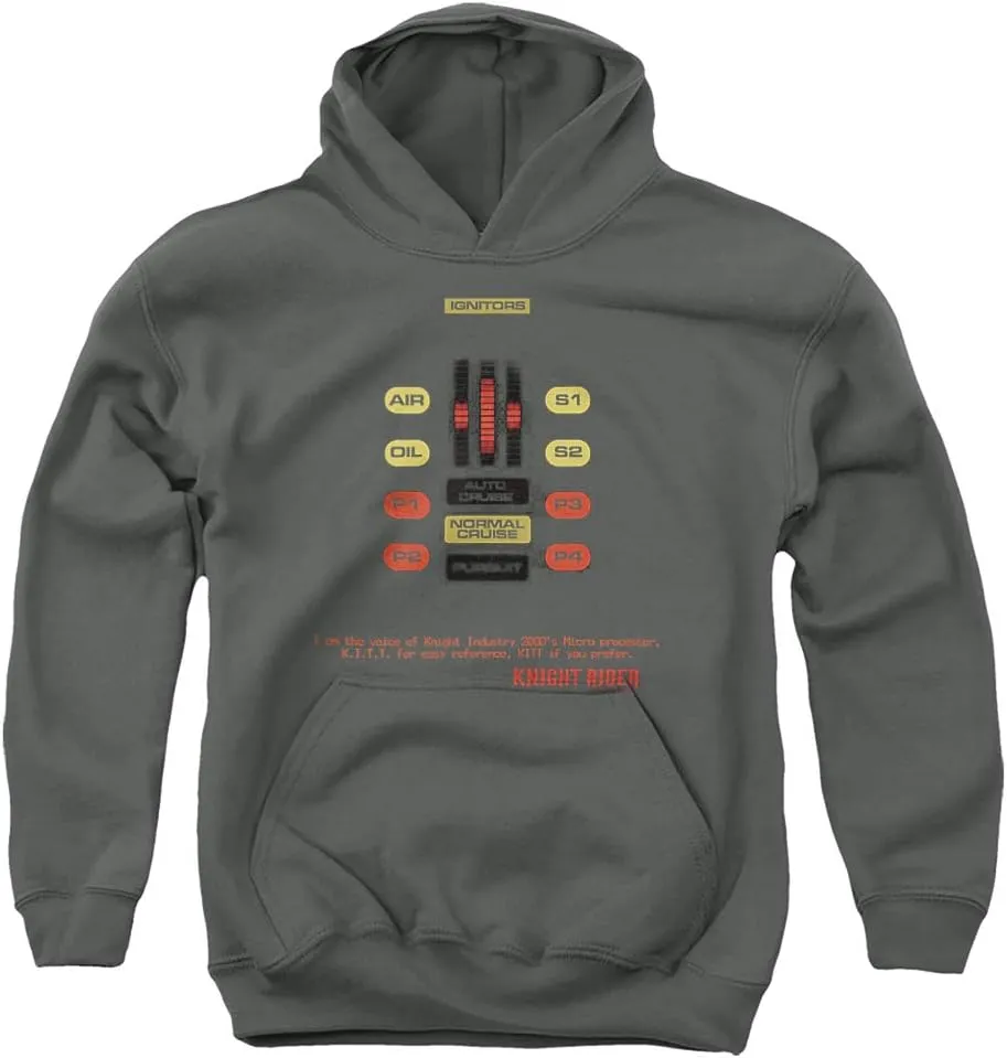 Trevco Knight Rider Kitt Consol Unisex Youth Pull-Over Hoodie