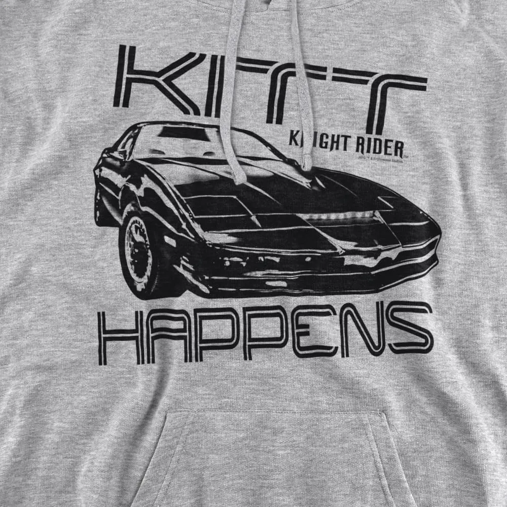 Trevco Knight Rider Kitt Happens Unisex Adult Pull-Over Hoodie