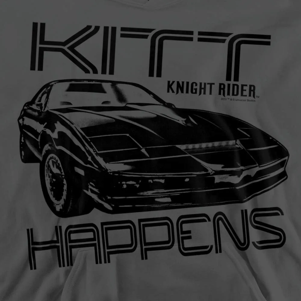 Trevco Knight Rider Kitt Happens Unisex Youth Pull-Over Hoodie