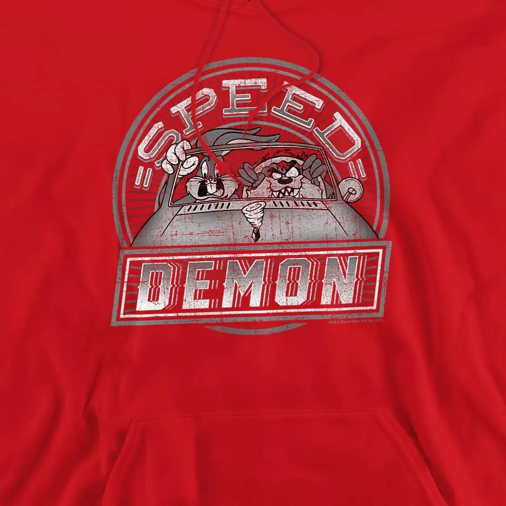 Trevco Looney Tunes Speed Demon Unisex Adult Pull-Over Hoodie