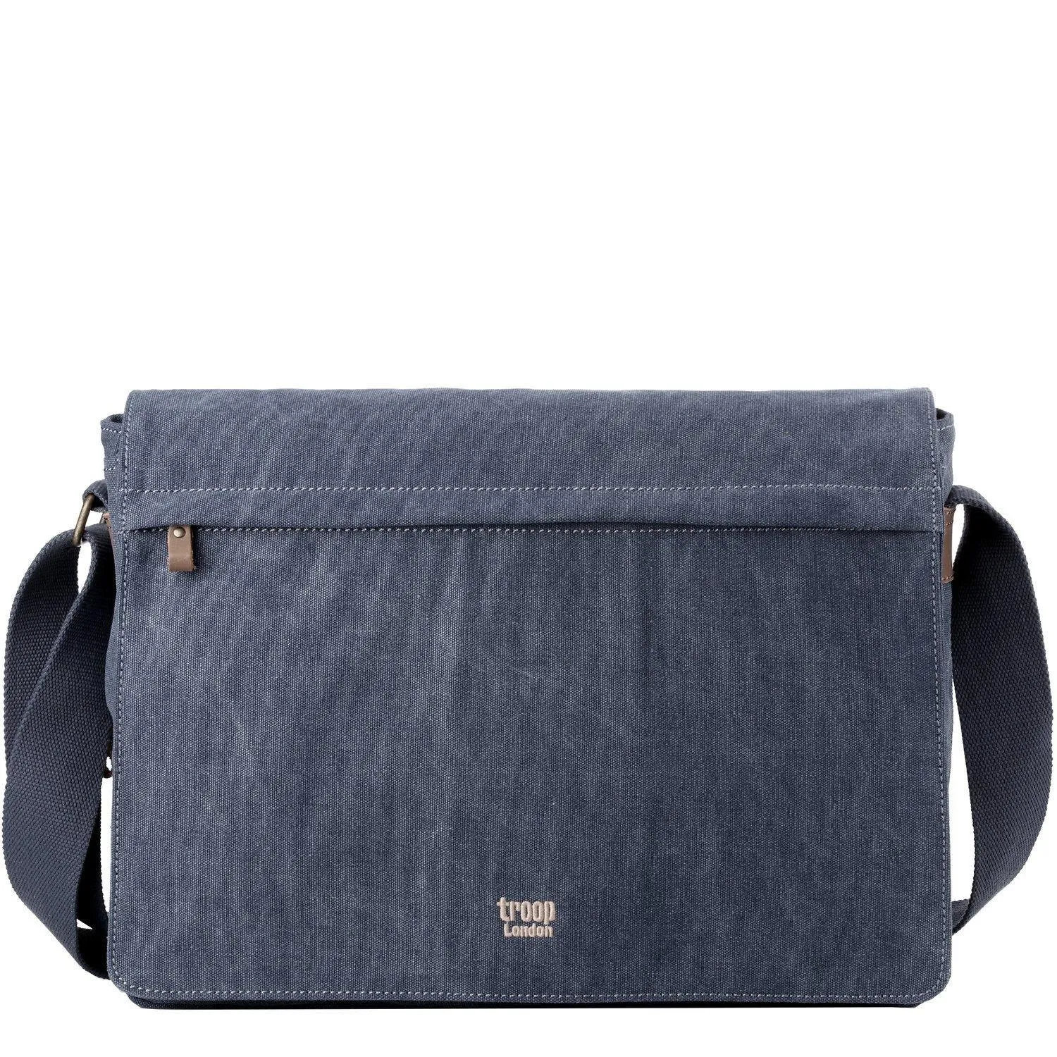Troop London Classic Canvas Laptop Large Messenger Bag