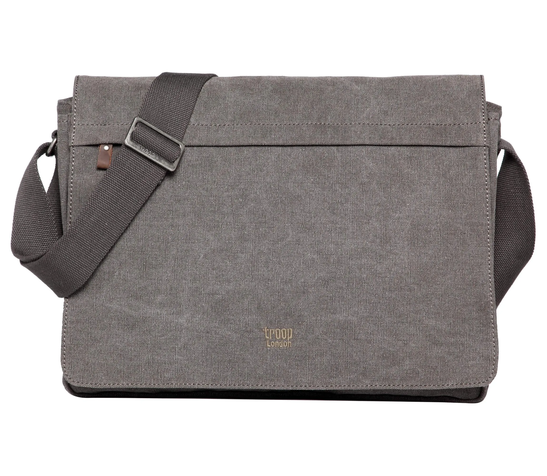 Troop London Classic Canvas Laptop Large Messenger Bag