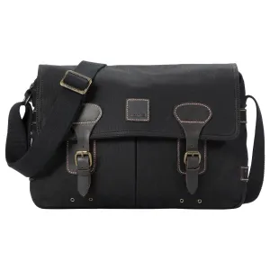 Troop London Heritage Canvas Messenger Shoulder Bag 13” Laptop