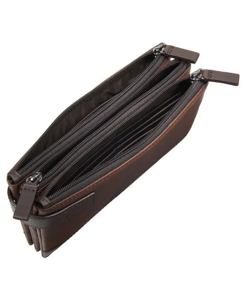 TUMI Rivington Triple Zip Clutch