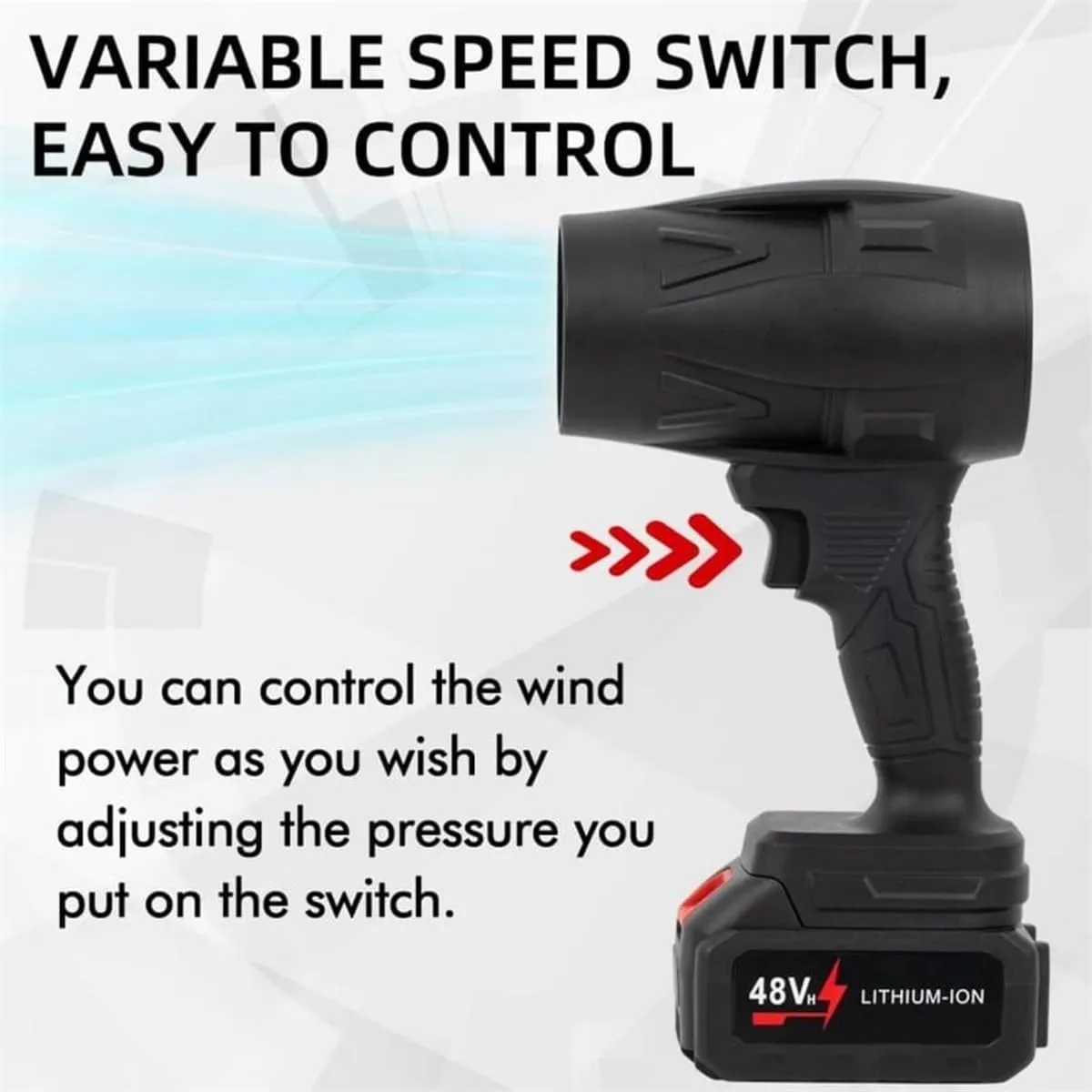 Turbo Jet Blower, Cordless Turbo Super Power Air Duster, Storm Industries Jet Blower, Jetpro Maxx Portable Jet Blower, Air Blower Super Jet Fan, Handheld Mini Violent Dust Blower(Red,12000HA)