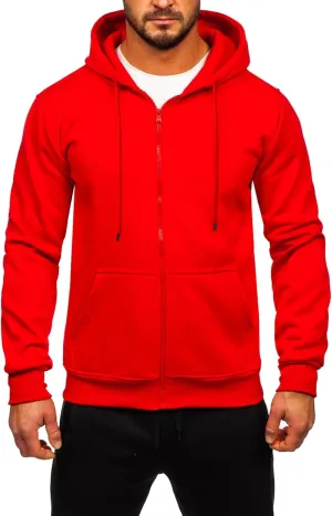 TUVEKE Men's Zip Up Hoodie Athletic Hoodies Long Sleeve Fleece Hooded Sweatshirts Lightweigt With Pockets (S-3XL)