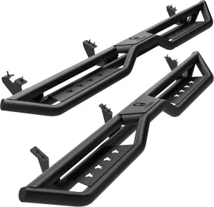 Tyger Auto Star Strider Running Boards Compatible with 2024-2025 Toyota Tacoma (Fits Hybrid) | Double Cab | TG-SR2T74718 | Side Step Rails Nerf Bars