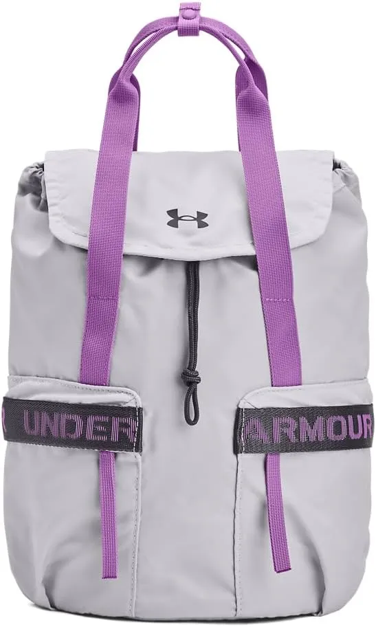 Under Armour Women's Favorite Backpack, (014) Halo Gray/Castlerock/Provence Purple, One Size Fits Most