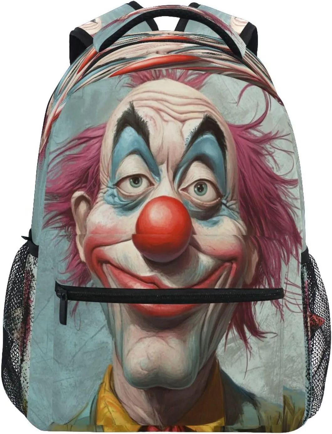 Unhappy Clowns Backpack Daypack Travel School Book College Bag for Mens Womens Teens Boys Girls