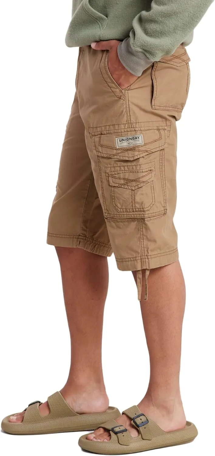 Unionbay Men's Cordova Belted Messenger Cargo Short - Reg and Big and Tall Sizes
