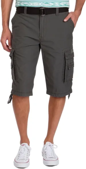 Unionbay Men's Cordova Belted Messenger Cargo Short - Reg and Big and Tall Sizes
